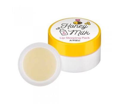 A'Pieu Honey and Milk Lip Sleeping Pack 6.7g - Ночная маска для губ с медом 6.7г