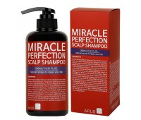 APLB MIRACLE PERFECTION SCALP SHAMPOO 500ml - Бе3сульфатный шампунь для блеска волос 500мл
