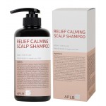 APLB RELIEF CALMING SCALP 500ml - Безсульфатный шампунь для чувствительной кожи головы 500мл