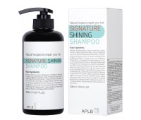 APLB SIGNATURE SHINING SHAMPOO 500ml - Безсульфатный шампунь для блеска волос 500мл