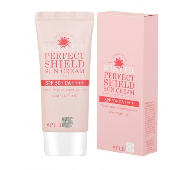 APLB SILKY FIT PERFECT SHIELF SUN CREAM SPF50+ PA+++ 60ml - Крем солнцезащитный для лица для шелковистой кожи 60мл