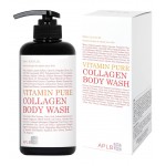 APLB VITAMIN PURE COLLAGEN BODY WASH 500ml - Гель для душа женский с коллагеном и витаминами 500мл