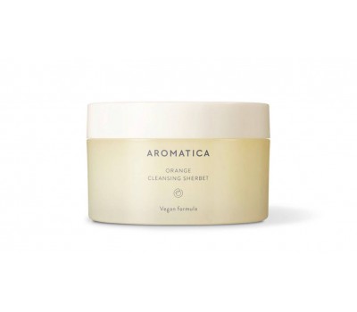 AROMATICA Orange Cleansing Sherbet 150g - Очищающий щербет для лица с маслом семян бабассу 150г