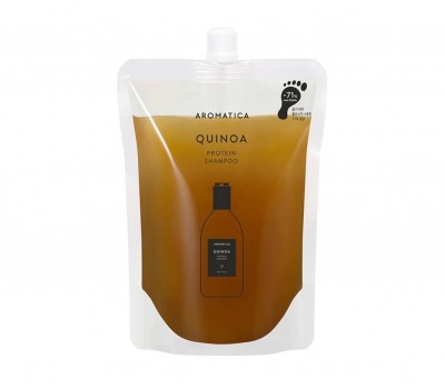 AROMATICA Quinoa Protein Hair Shampoo Refill 500ml - Бессульфатный шампунь с протеинами для повреждённых волос 500мл