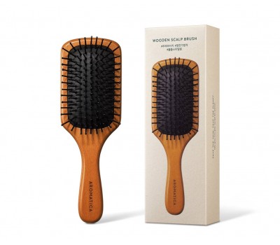 AROMATICA Wooden Scalp Brush M 1ea