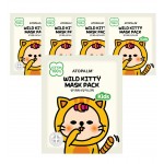 ATOPALM Wild Kitty Mask Pack Kids 5ea x 15ml