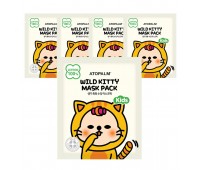 ATOPALM Wild Kitty Mask Pack Kids 5ea x 15ml - Тканевые маски для деток 5шт х 15мл