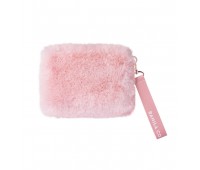 Banila co Fur Clutch Pink 1ea - Rosa Clutch Bag 1pc Banila co Fur Clutch Pink 1ea