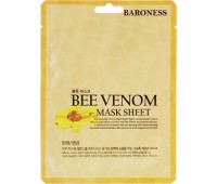 Baroness Bee Venom Mask Sheet 10ea x 27ml - Тканевая маска с пчелиным ядом 10шт х 27мл