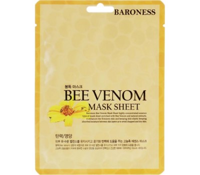 Baroness Bee Venom Mask Sheet 10ea x 27ml - Тканевая маска с пчелиным ядом 10шт х 27мл