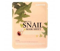 Baroness Snail Mask Sheet 10ea x 27ml - Тканевая маска с улиткой 10шт х 27мл