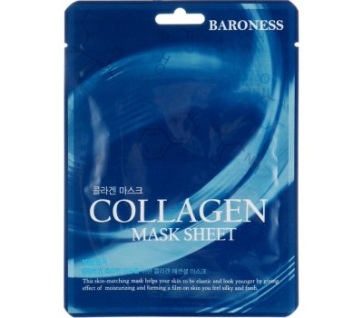 Beauadd Baroness Collagen Mask Sheet 10ea x 27ml - Тканевая маска для лица с коллагеном 10шт х 27мл