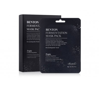 BENTON Fermentation Mask Pack 10ea x 20g - Тканевая Маска 10шт х 20г
