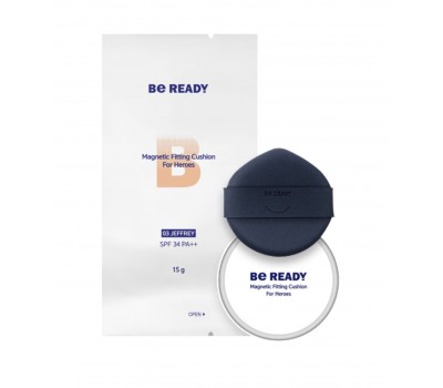 BE READY Magnetic Fitting Cushion For For Heroes SPF34 PA++ Refill No.5 15g