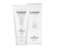 BLANCOW Milky Skin Milk Extract Real Cleansing Foam 150ml - Пенка для умывания с молочными экстрактами 150мл