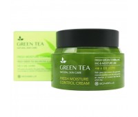 BoniBelle Green Tea Fresh Moisture Control Cream 80ml - Успокаивающий крем с экстрактом зеленого чая 80мл