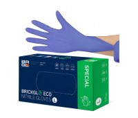 BRICKGLO ECO Nitrile Gloves Special L 100ea - Нитриловые перчатки 100шт