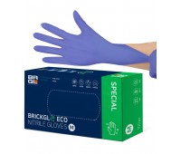 BRICKGLO ECO Nitrile Gloves Special M 100ea - Нитриловые перчатки 100шт