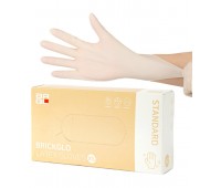 BRICKGLO Latex Gloves Standart XS 100ea - Латексные перчатки 100шт