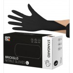 BRICKGLO Nitrile Gloves Standart L 100ea