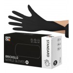 BRICKGLO Nitrile Gloves Standart M 100ea