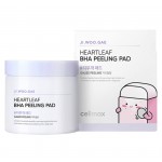 Celimax Heartleaf BHA Peeling Pad 60ea - Отшелушивающие тонер-пэды 60шт