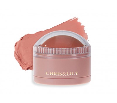 CHRIS&LILY Dome Gle Blusher Ginger Coral 11g - Румяна 11г