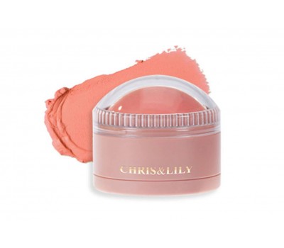CHRIS&LILY Dome Gle Blusher Peach Coral 11g - Румяна 11г
