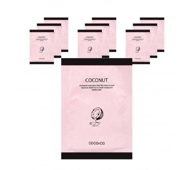 COCOnCo Real Natural CoconutMask Pack 10ea
