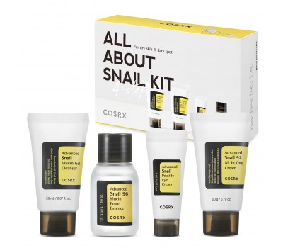 COSRX All About Snail Kit - Мини-набор миниатюр для лица с муцином улитки