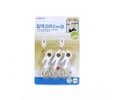 Daiso Hook hanger with clip Hook hanger with clip 3еа