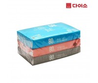Daiso Soft Tissue 3ea x 80sheets - Салфетки 3уп х 80шт