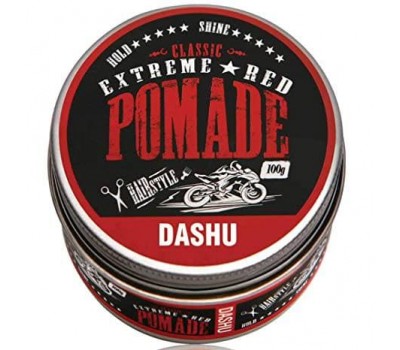 DASHU Classic Extreme Red Pomade 100g-Lippenstift für Haar-Styling 100g DASHU Classic Extreme Red Pomade 100g