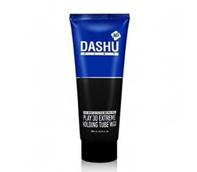 DASHU Play 3D Extreme Holding Tube Wax 200ml - Воск для волос для мужчин 200мл