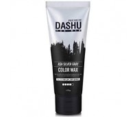 DASHU Premium Ash Silver Gray Color Wax 100g - Серебристый серый мужской воск для волос 100г