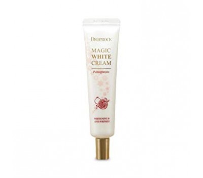 Deoproce Magic White Cream Pomegranate 40ml - Крем для лица осветляющий антивозрастной с экстрактом граната