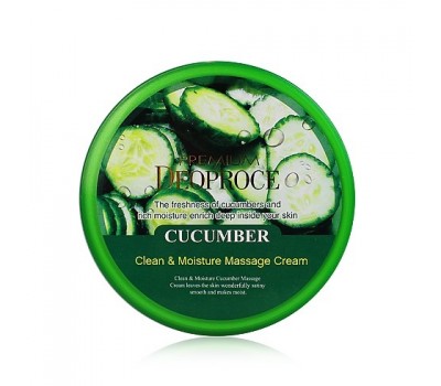 Premium Deoproce clean and moisture cucumber Massage cream 300g