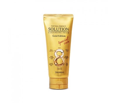 Deoproce Natural Perfect Solution Cleansing Foam Gold Edition 170g