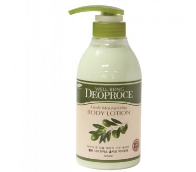 Well-Being Deoproce Fresh Moisturizing Olive Body Lotion Olive 500ml