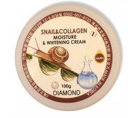 Diamond Collagen Deep Cleansing Snail Whitening 100ml - Отбеливающий крем с экстрактом улитки и коллагеном 100мл