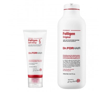 Dr.Forhair Folligen Shampoo 500ml + 100ml