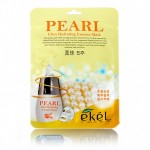Ekel Pearl Ultra Hydrating Mask 10 ea Осветляющая тканевая маска с жемчугом от пигментации и веснушек