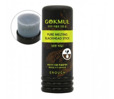 Enough Pure Melting Blackhead Stick 12g- Стик для очищения пор с экстрактом 6 злаков