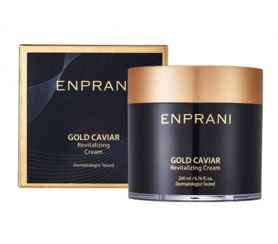 ENPRANI Gold Caviar Revitalizing Cream 200ml - Омолаживающий крем для лица 200мл