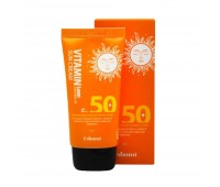 Eshumi Vitamin Laser Sunscreen 100 Involuntary Car Spf50+ Pa+++ 70ml - Cолнцезащитный крем c витаминами 70мл