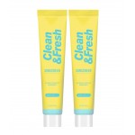 EUNYUL Clean&Fresh Sunscreen SPF 50+ PA++++ 2ea x 50g - Повседневный солнцезащитный крем 2шт х 50г