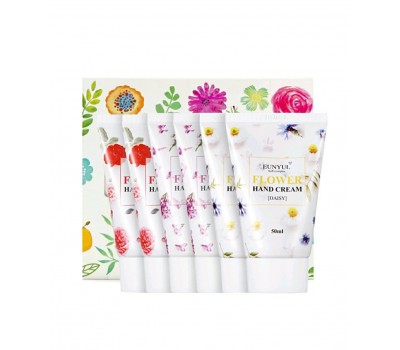 Eunyul Flower Hand Cream Set - Набор кремов для рук с цветочными экстрактами