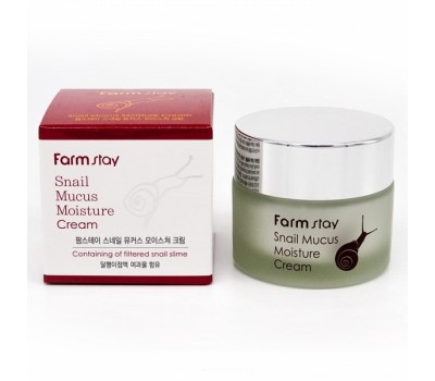Farm Stay Snail Mucus Moisture Cream 50g - Крем для лица