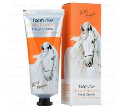 Farm Stay Horse Oil Visible Difference Hand & Foot Cream 100g - крем с конским жиром для рук и для ног 100гр