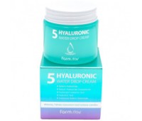 FarmStay 5 Hyaluronic Water Drop Cream 80ml - Экстраувлажняющий крем с пятью видами гиалуроновой кислоты 80мл